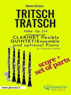 cover image of Tritsch Tratsch--Clarinet flexible Quintet + opt.piano (score & parts)